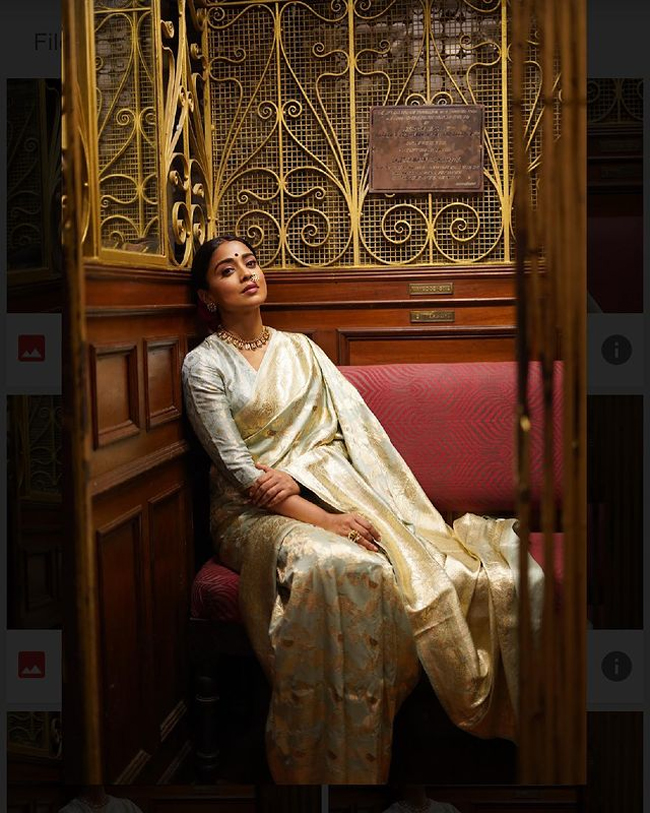 Shriya Saran Pulls Of The Vintage Fashion